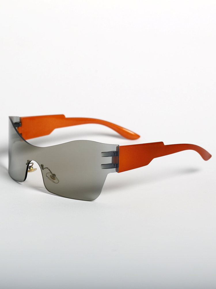 Солнцезащитные очки NeoNon необычной формы в стиле Y2K мужские женские унисекс с линзами и заушниками #1