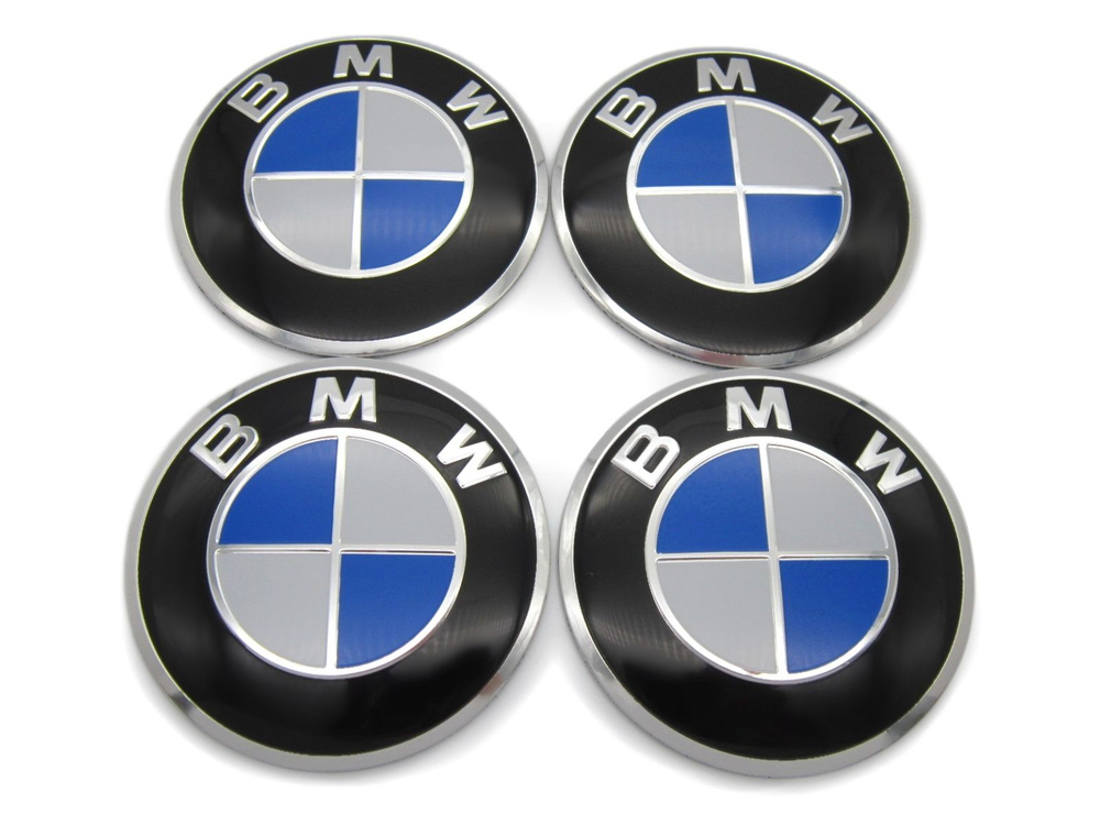 Наклейки на колесные диски БМВ / BMW classic D-45mm #1