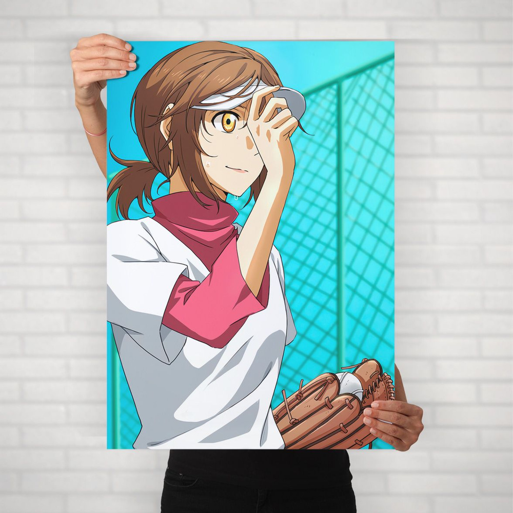 Плакат на стену для интерьера Твоя апрельская ложь (April Lie - Цубаки Савабэ 2) - Постер по аниме формата #1