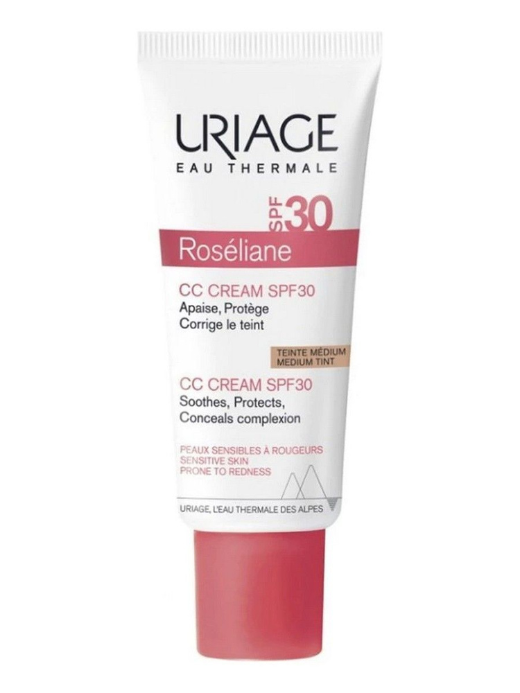 CC крем для чувствительной кожи лица Roseliane Cream Medium Tint SPF30 40мл  #1