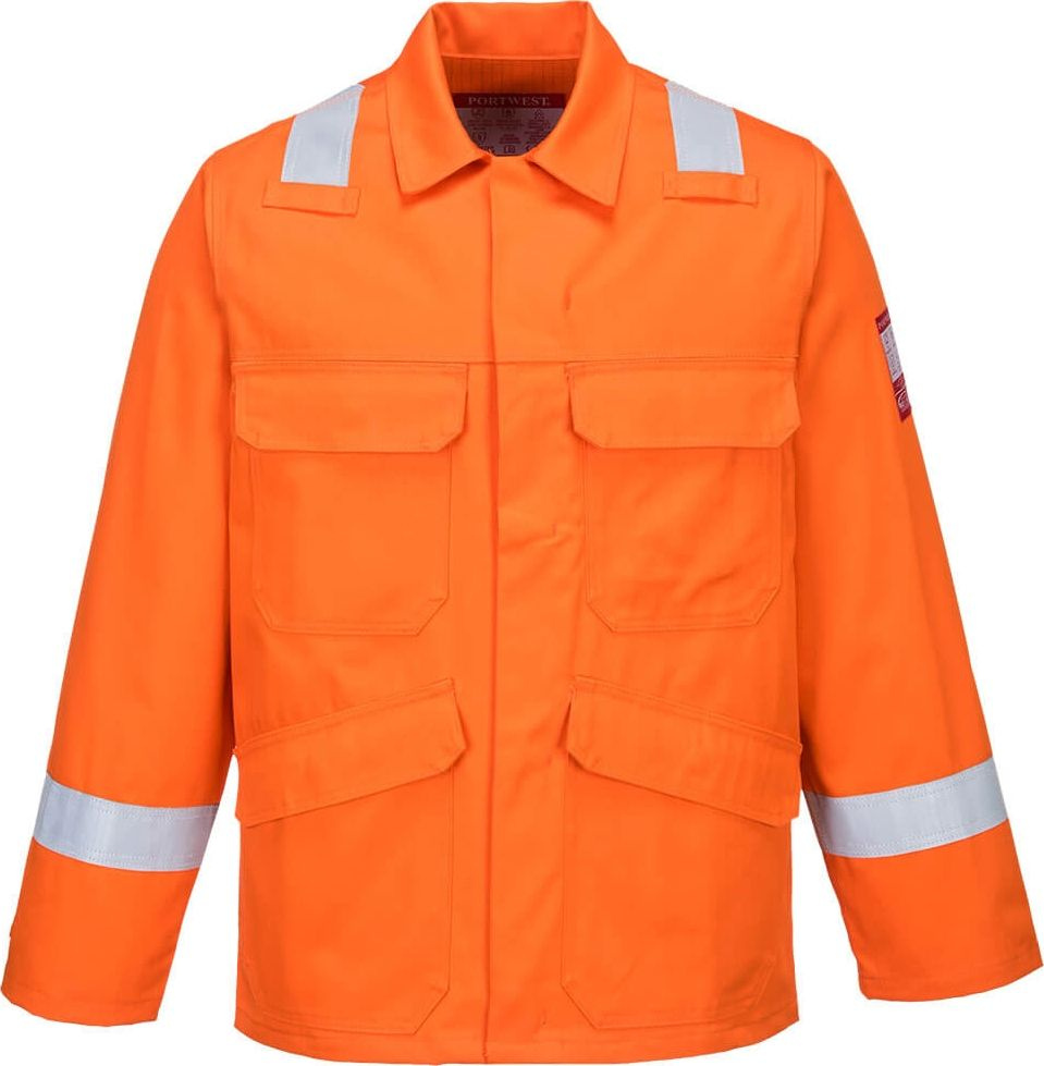 Антистатическая куртка с огнестойкой отделкой Portwest FR25, оранжевый  #1