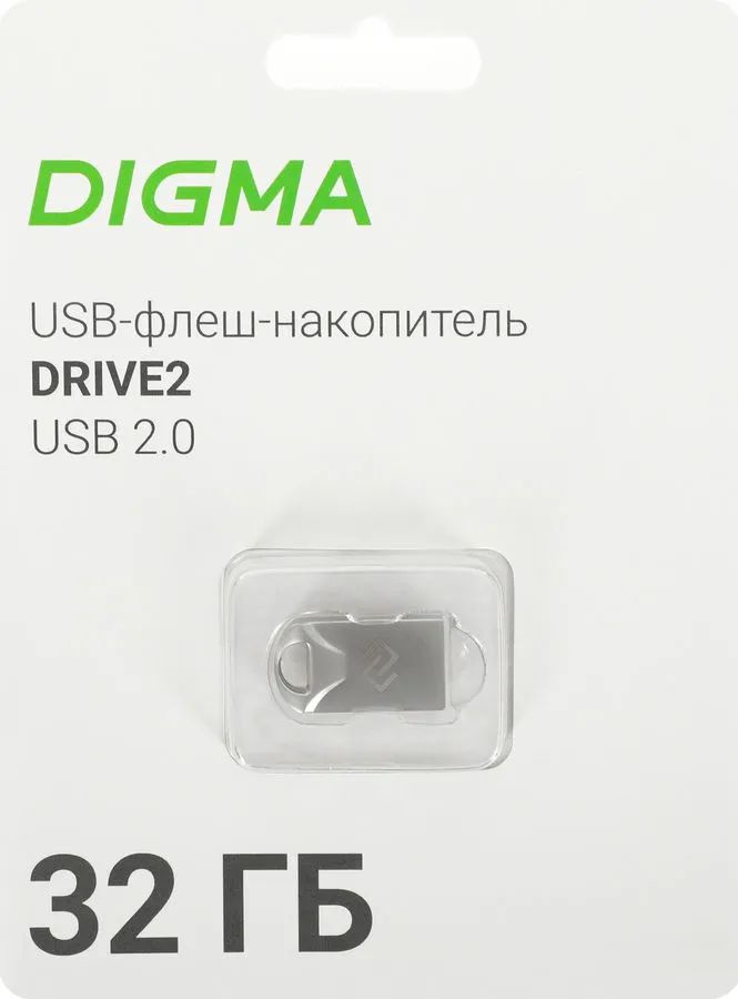 USB Flash накопитель 32Gb Digma DRIVE2 (DGFUM032A20SR), DGFUM032A20SR #1