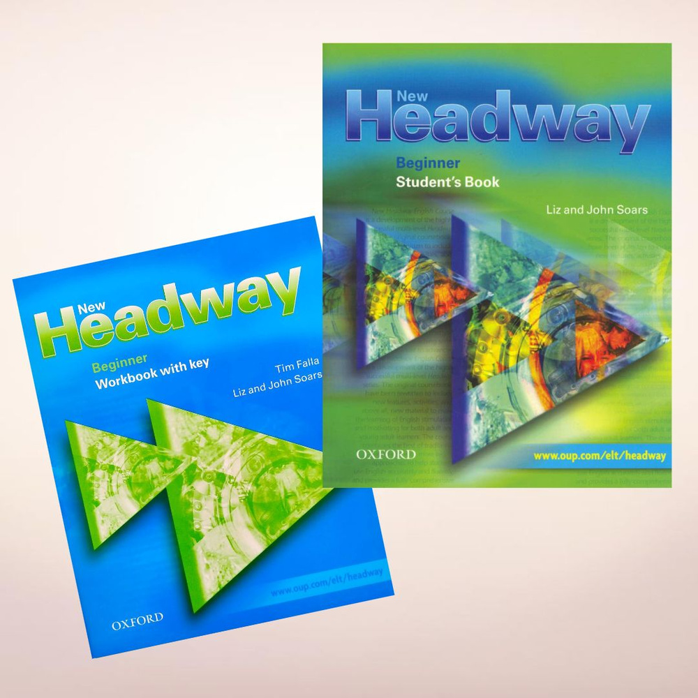 New Headway Beginner Student's Book + Workbook with Key | Soars Liz, Soars John #1