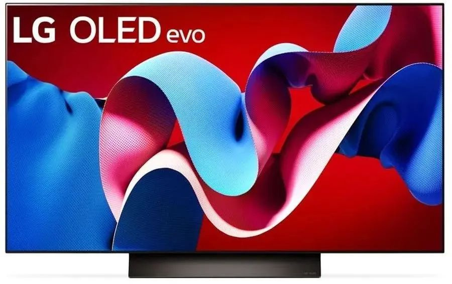 LG Телевизор OLED evo OLED48C4RLA, Смарт ТВ; 48" 4K UHD, кремовый, черно-серый  #1