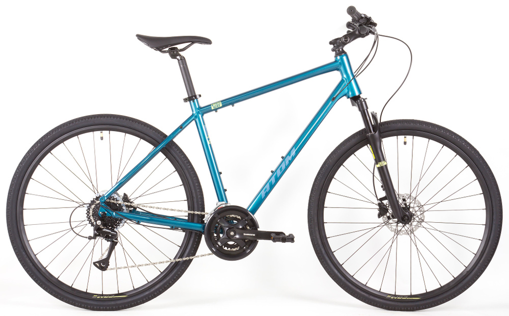 Велосипед ATOM SYMBIOTIC CROSS Рама: XL(59см) Teal-Blue #1