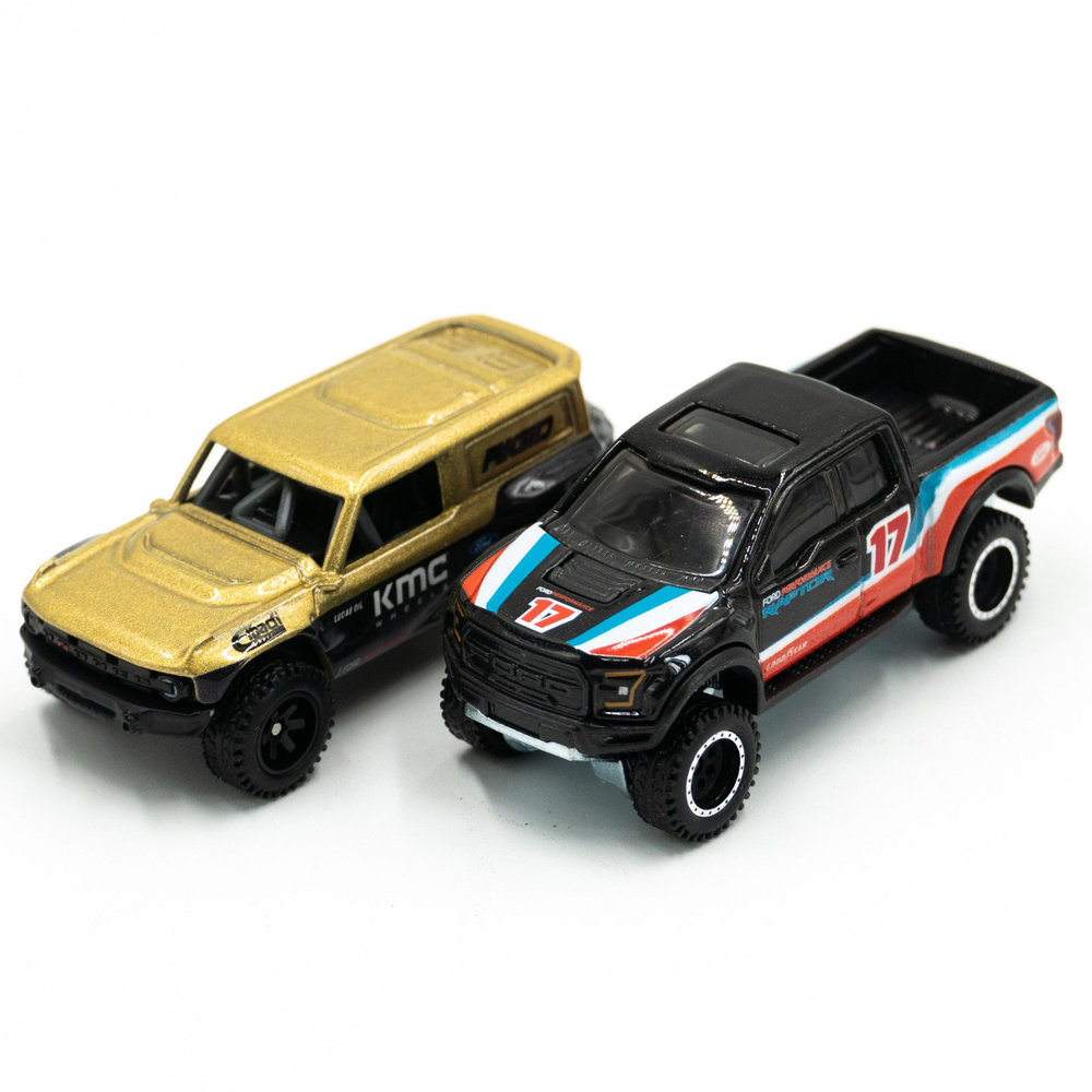 Подарочный Набор ПРЕМИУМ Машинок Hot Wheels Car Culture 2 Ford Bronco R 17 Ford F-150 Raptor HBL96  #1