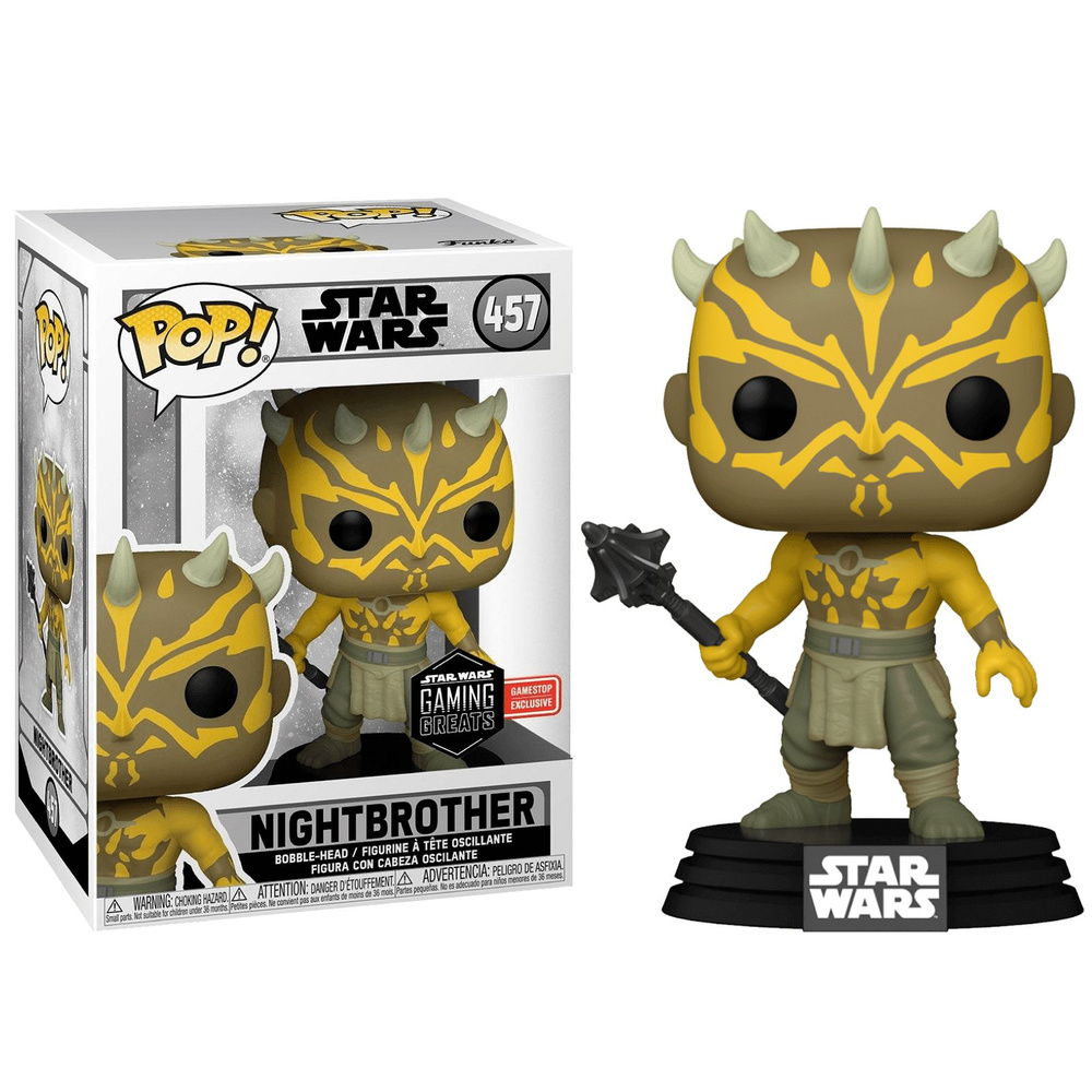 Фигурка Funko POP Nightbrother со стикером (Эксклюзив GameStop) из игры Star Wars Jedi: Fallen Order #1