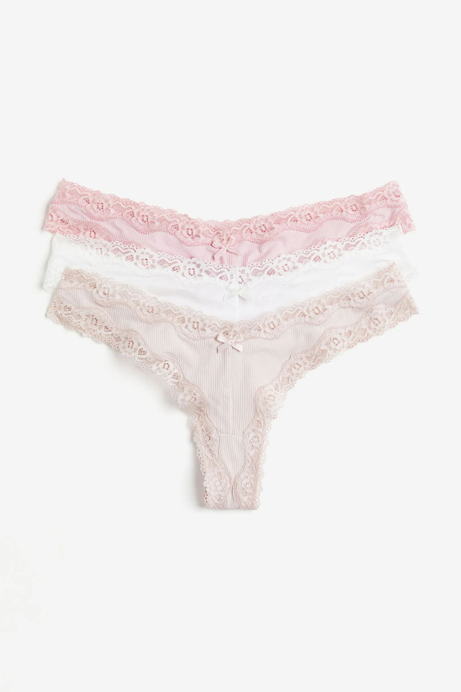 Комплект трусов бразильяна H&M Ladies Briefs, 3 шт #1