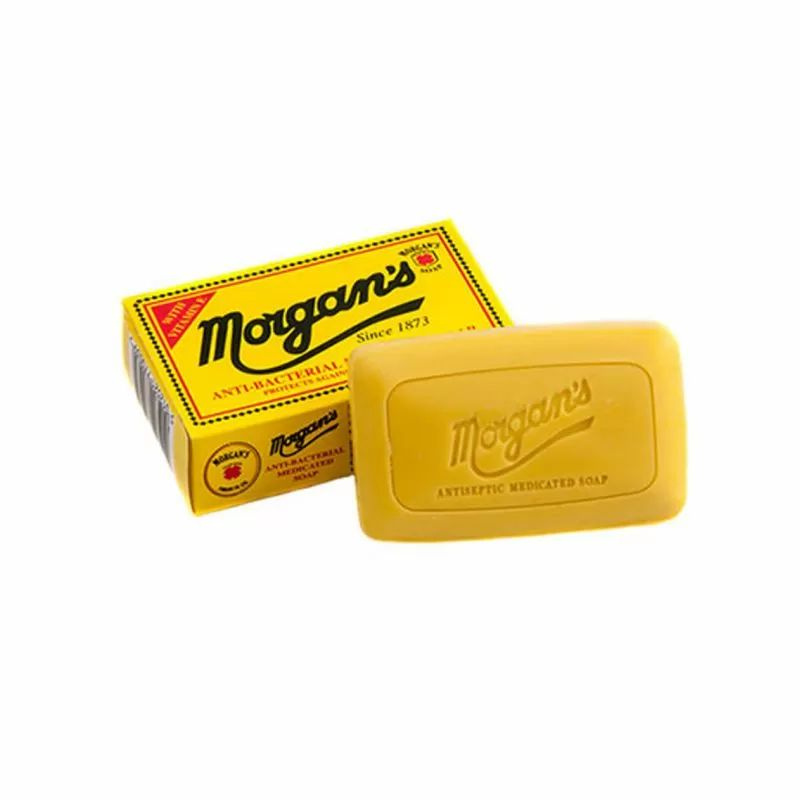 Morgans Pomade Antibacterial Medicated Soap Антибактериальное мыло 80 г #1