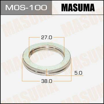 Masuma Прокладка глушителя, арт. MOS-100, 1 шт. #1