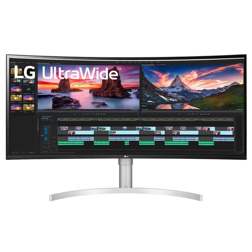 LG 38" Монитор 38WN95C-W, IPS, 3840x1600, 144 Гц, белый #1