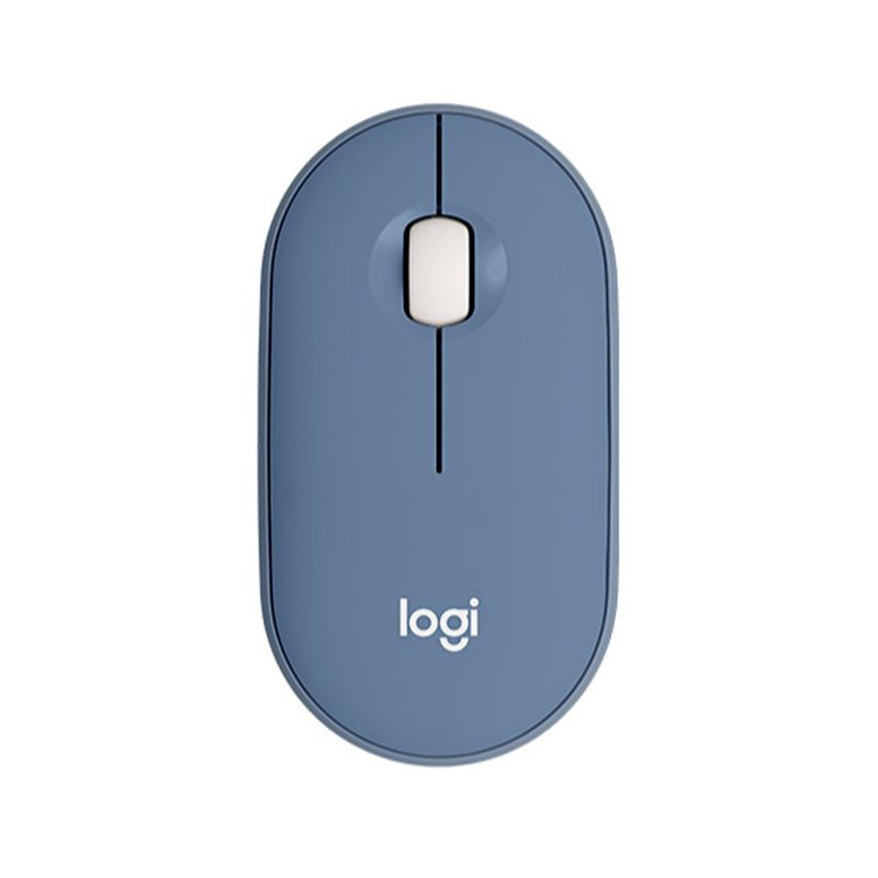 Logitech Мышь беспроводная M350, синий #1