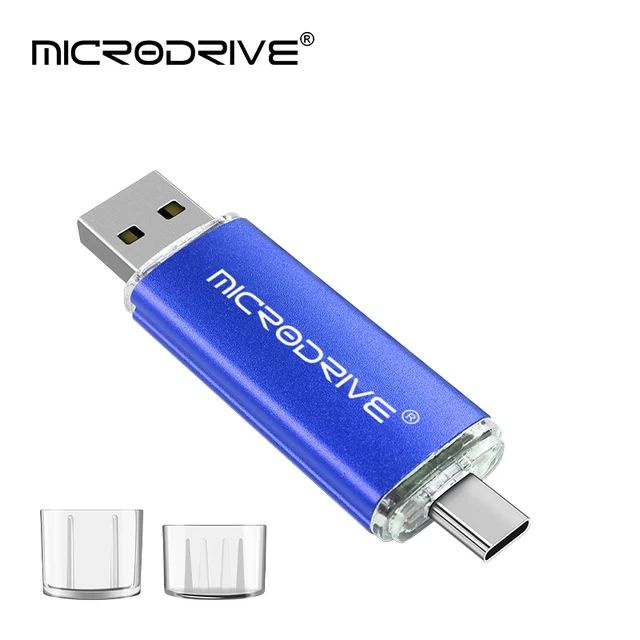 Microdrive USB-флеш-накопитель JSD016G2OTG 32 ГБ, синий #1