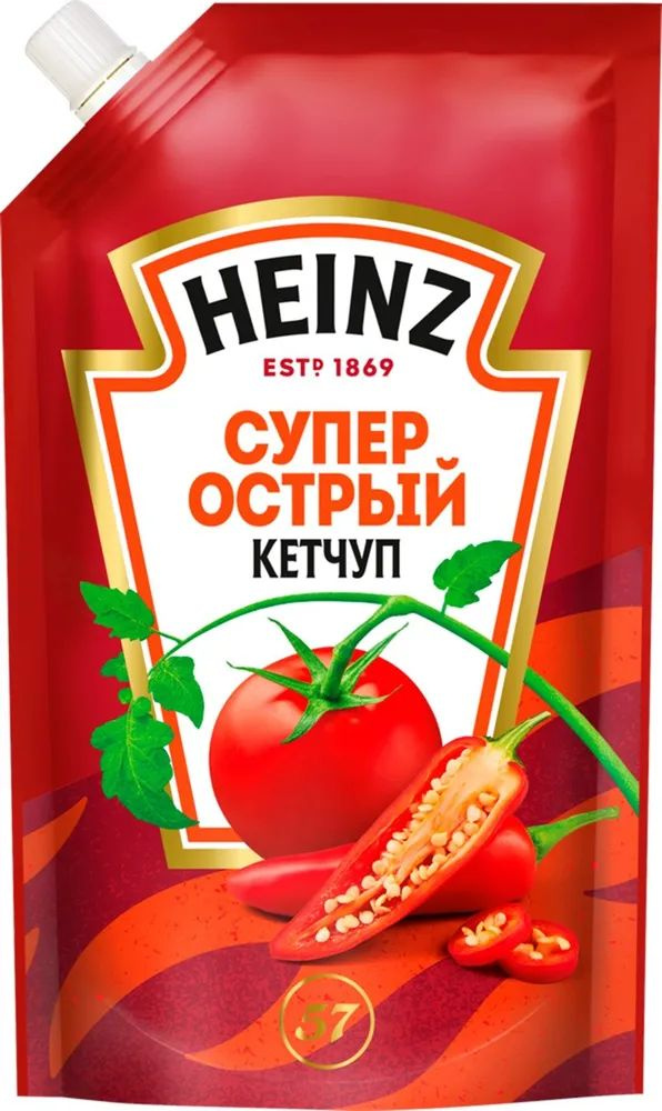 Heinz Кетчуп Супер Острый 320 гр - купить с доставкой по выгодным ценам ...