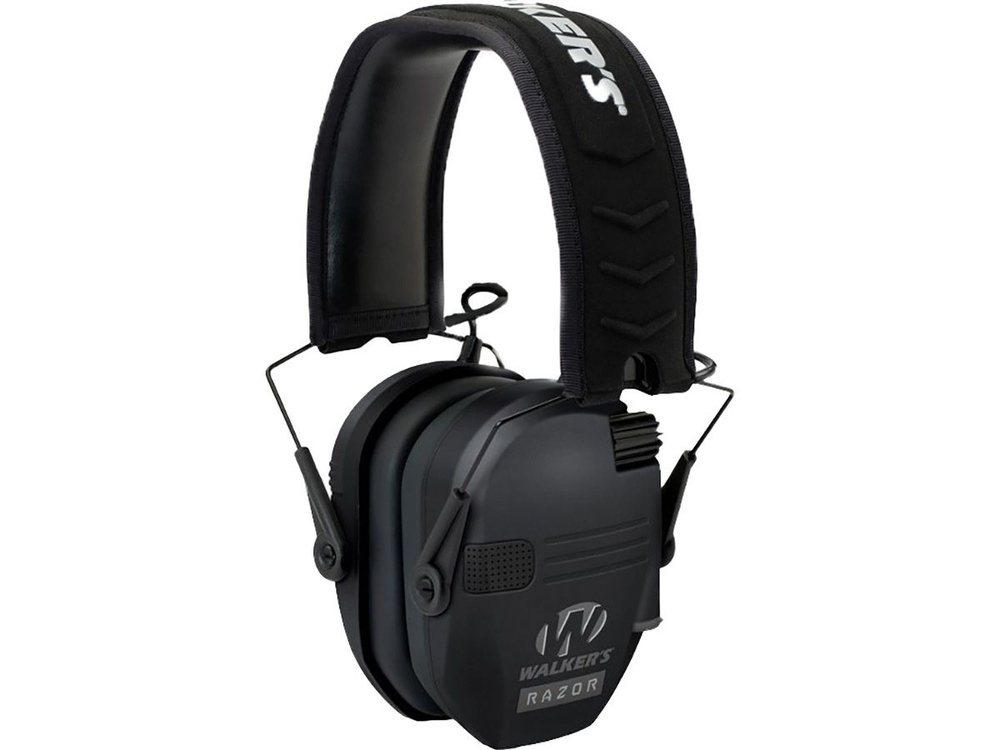 Наушники активные Walkers Razor Slim Electronic Muffs, чёрные #1