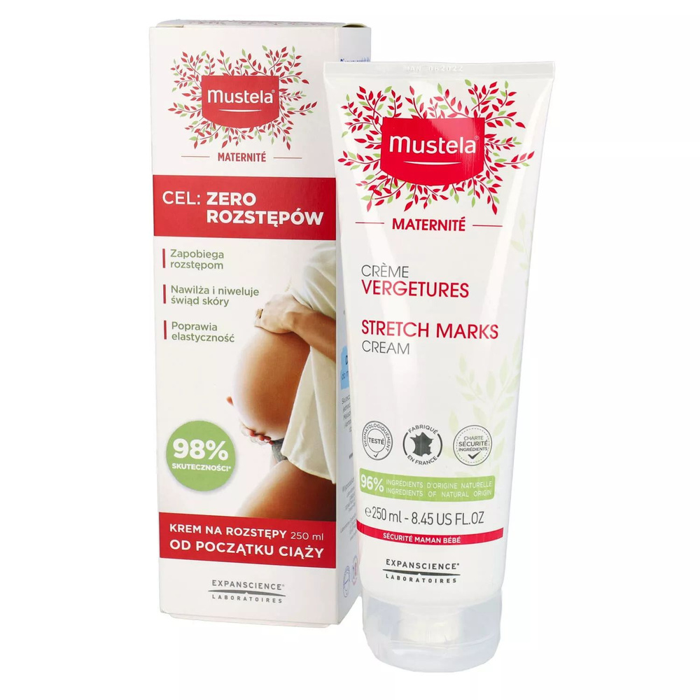 Крем от растяжек для беременных Mustela 250 мл #1