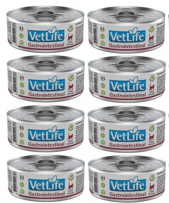 Farmina Vet Life Cat Gastrointestinal влажный корм для взрослых кошек при заболеваниях желудочно-кишечного #1