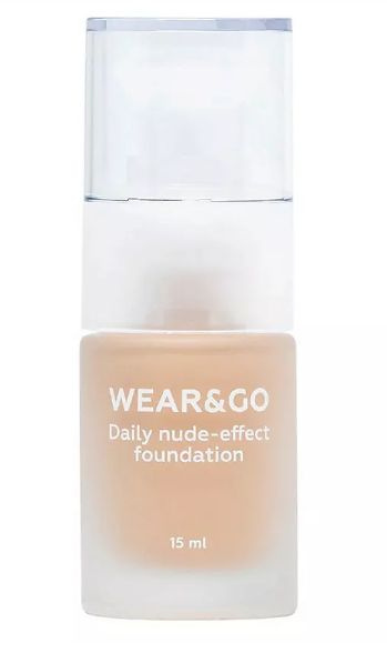 ЛЭТУАЛЬ Легкий тональный крем естественный эффект WEAR&GO Daily nude-effect foundation, № 804, 15 мл #1