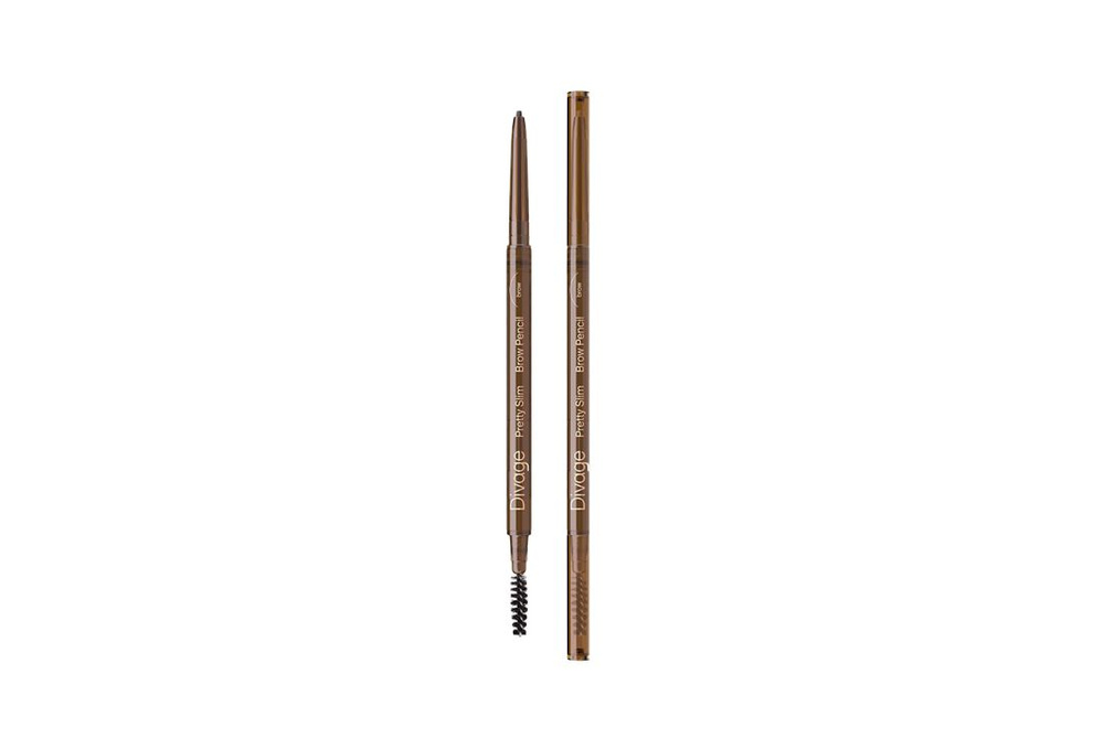 Карандаш для бровей Divage Brow pencil slim #1