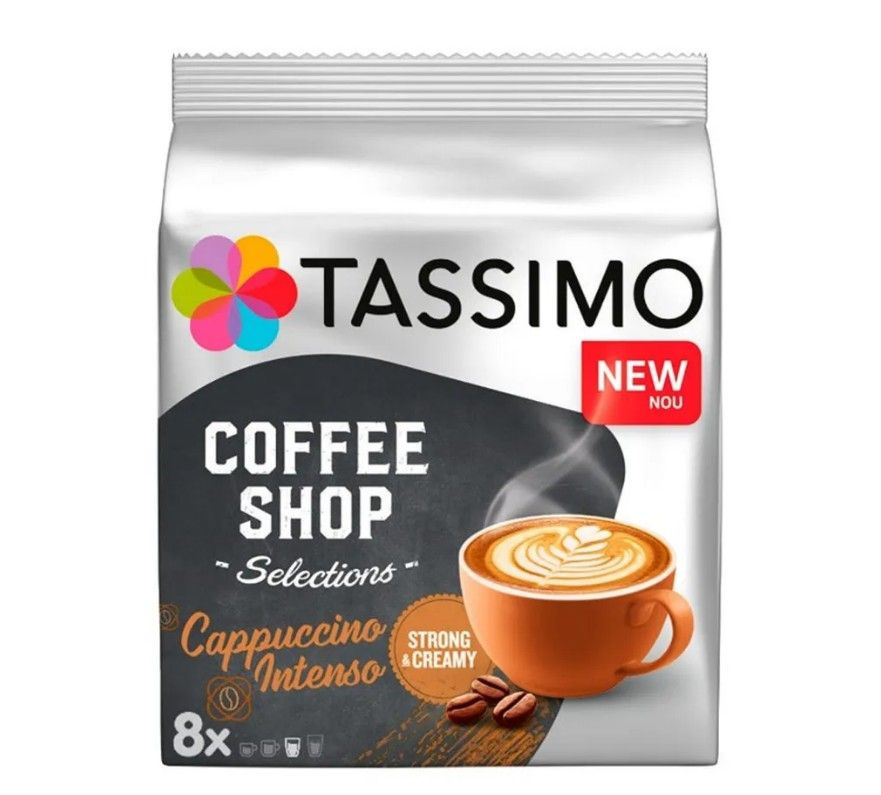 Кофейный напиток в капсулах Tassimo Coffee Shop Selections Cappuccino Intenso, 8 капсул Германия  #1