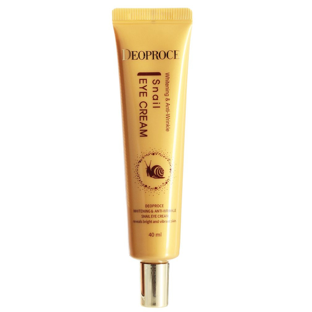 Осветляющий крем для век с экстрактом улитки Deoproce Whitening And Anti-Wrinkle Snail Eye Cream, 40 #1