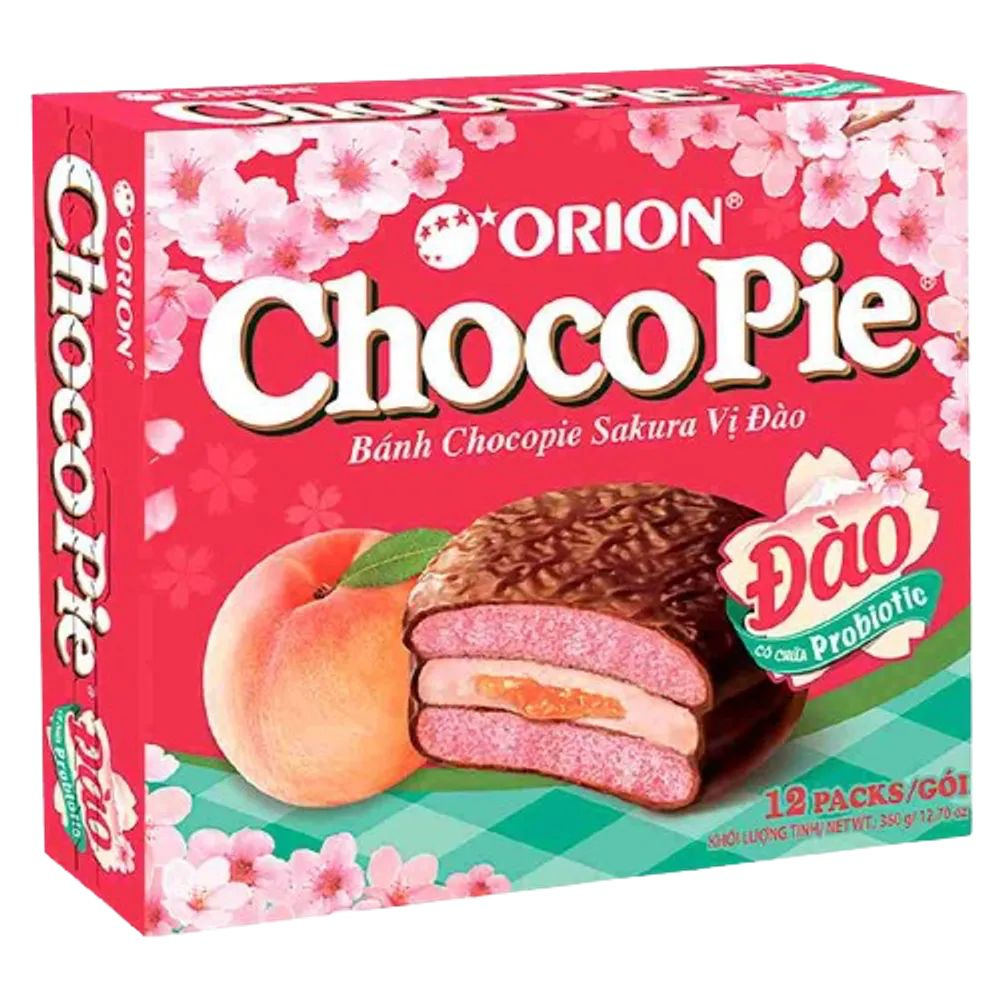 Печенье Orion Choco Pie Sakura 360г #1