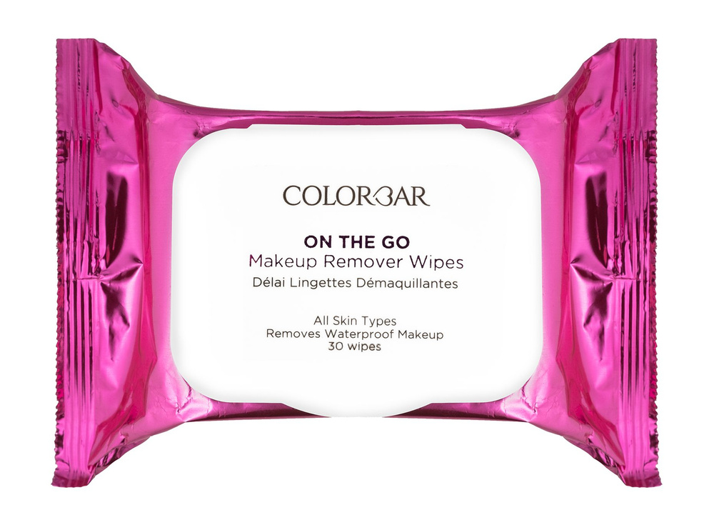 Салфетки для снятия макияжа / 30 / Colorbar On The Go Makeup Remover Wipes #1