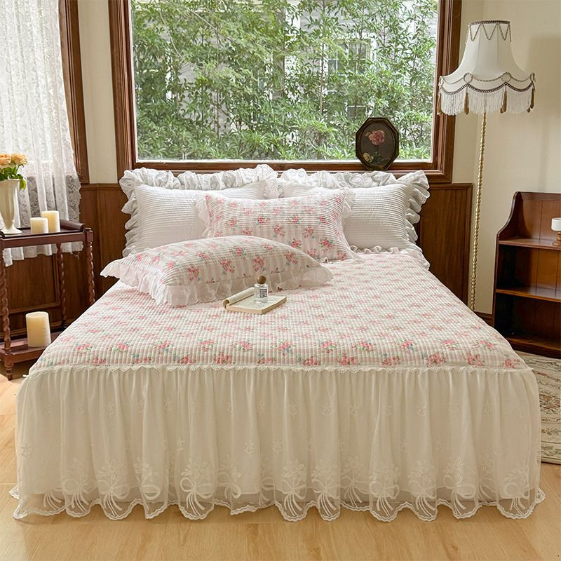 AiWinsure Покрывало с наволочками cotton bedspread, Хлопок с размерами: 220 x 200 см  #1