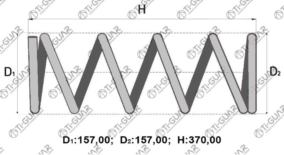 Пружина 20380-FC210/TG-CSS0001* Ti GUAR #1
