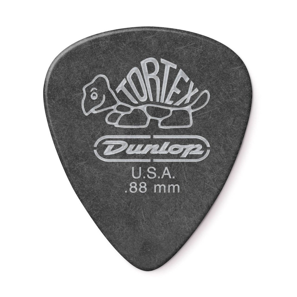 Медиаторы dunlop 488r.88 pitch black 0.88 mm, 1 шт #1