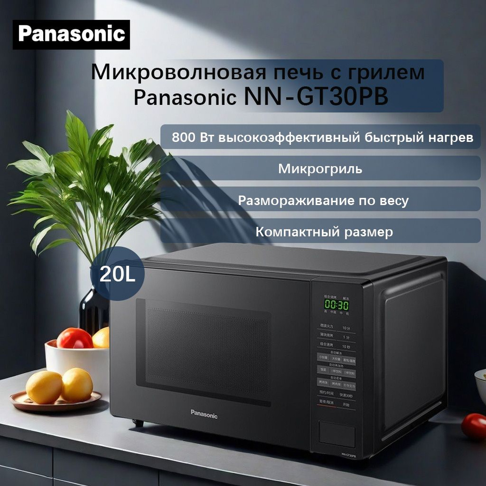 Микроволновая печь с грилем Panasonic NN-GT30PB #1