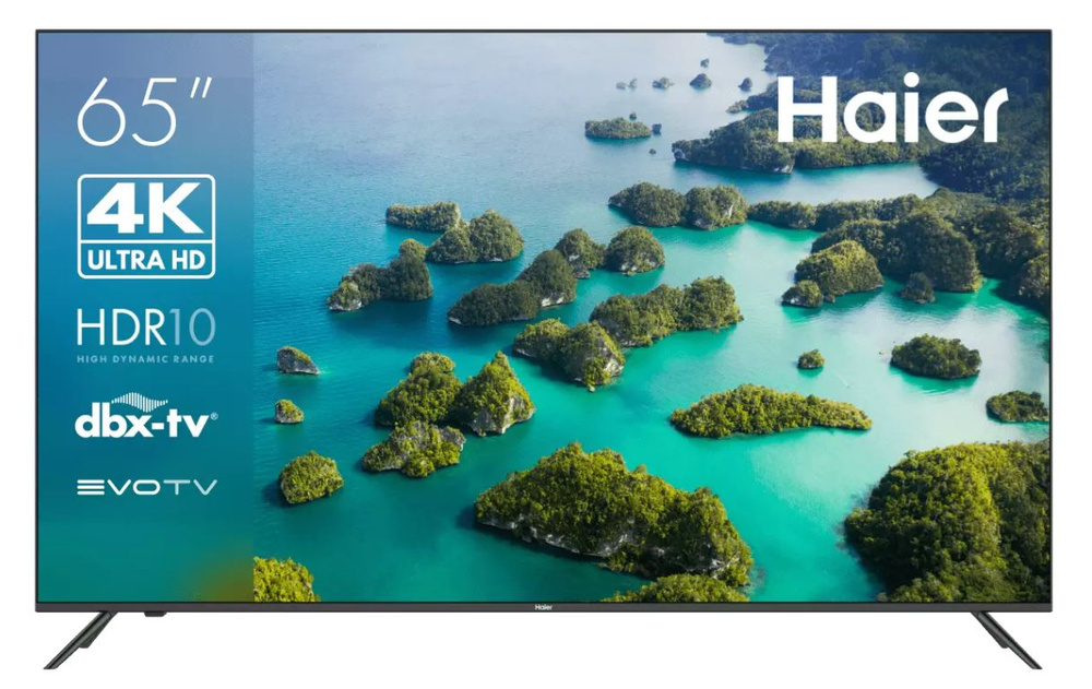 Haier Телевизор 65 Smart TV S2 65" 4K UHD, черный #1