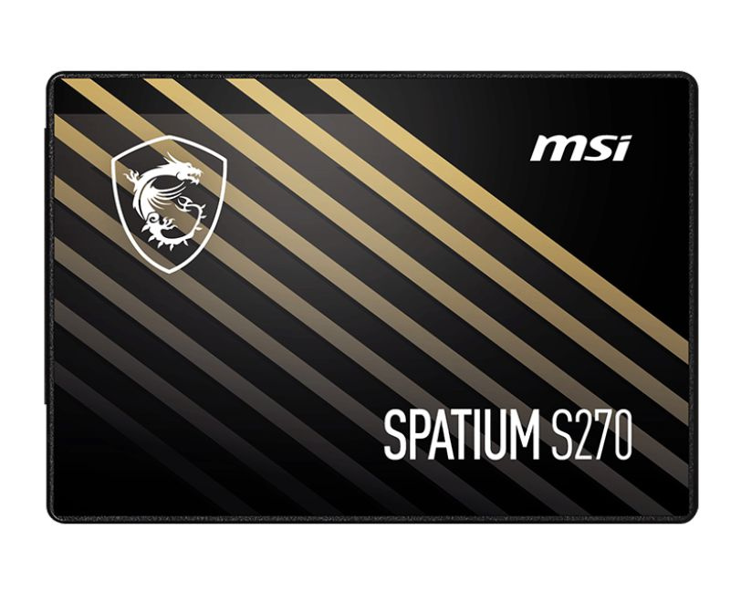 MSI 240 ГБ Внутренний SSD-диск Твердотельный накопитель 240Gb SSD MSI SPATIUM S270 SATA III 2.5 R500Mb #1