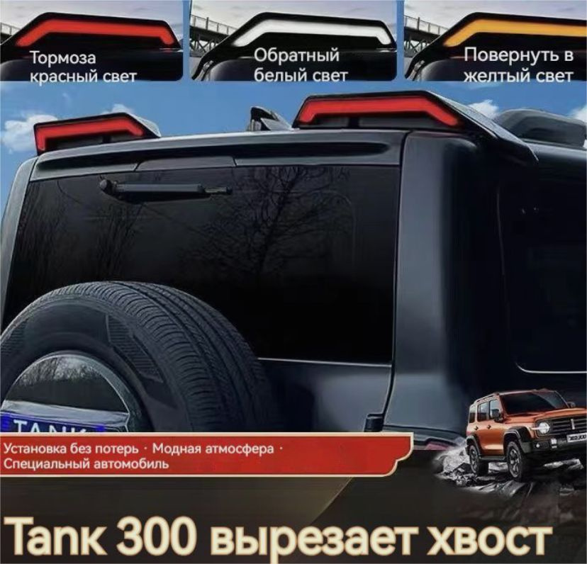 TANK Спойлер автомобиля, 1 шт.  #1