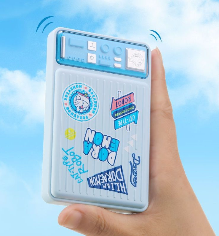 Внешний аккумулятор с авторским дизайном с кабелем ROCK Doraemon P92 Dual PD20W Travel Series Power Bank #1