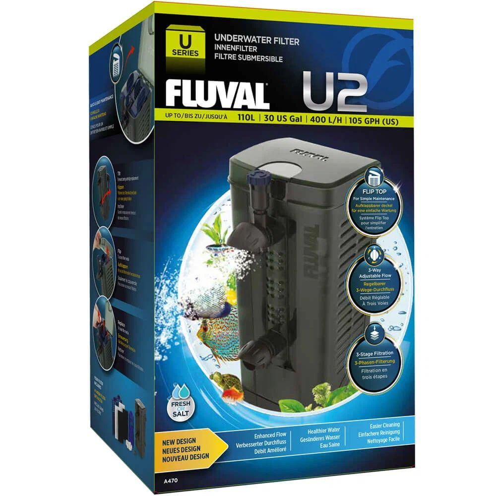 Фильтр внутренний Fluval U2, 400 л/ч, до 110 л #1