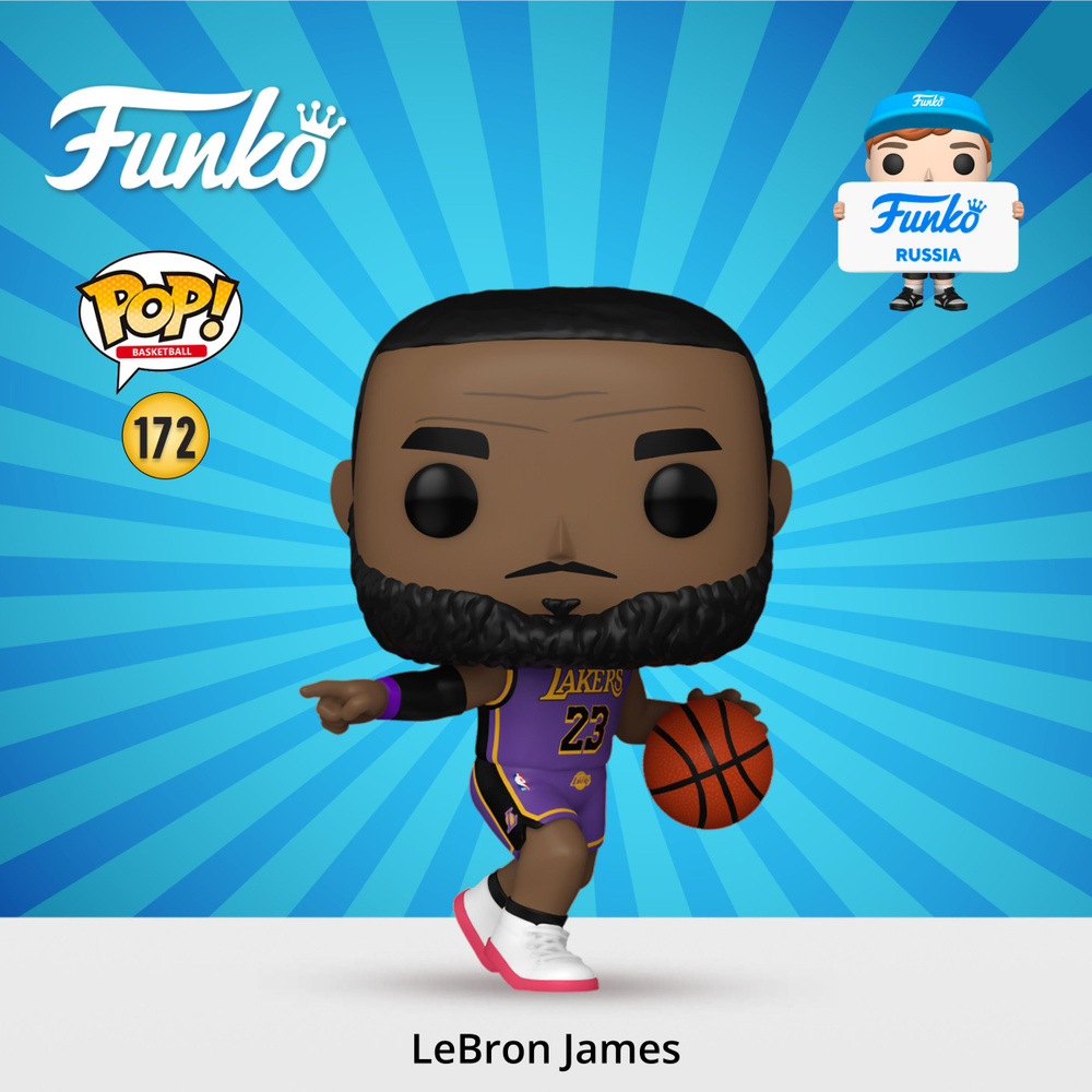 Фигурка Funko POP! NBA Lakers LeBron James (172) 75117 #1