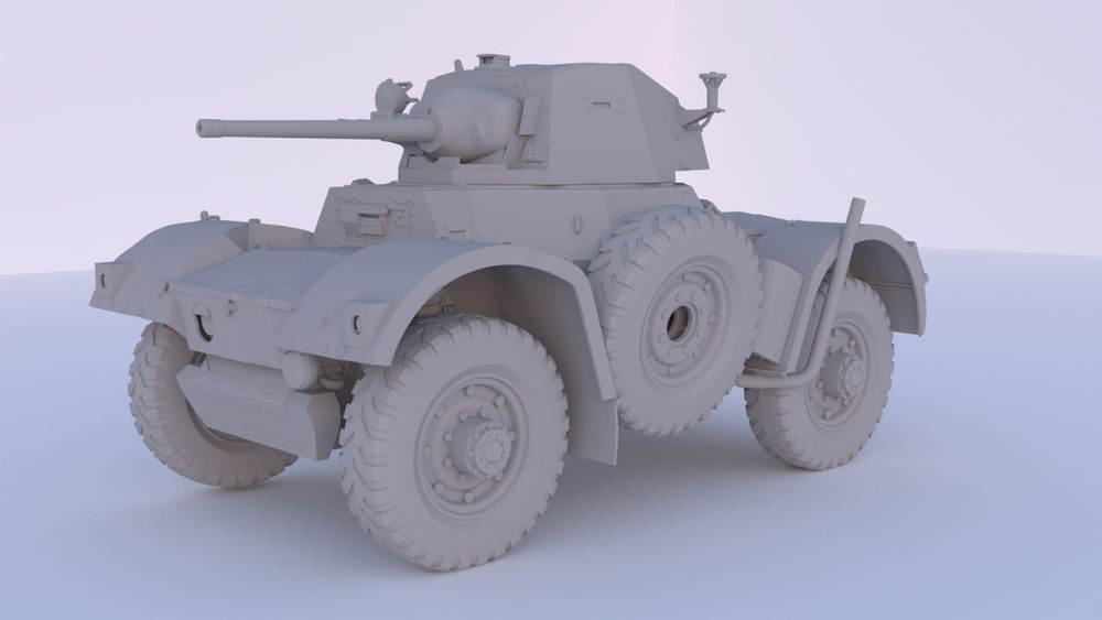 Daimler Mk II сборная модель в масштабе 1:100 #1