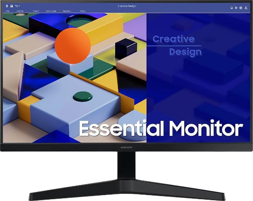 Samsung 27" Монитор Essential Monitor LS27C314EAIXCI, черный #1