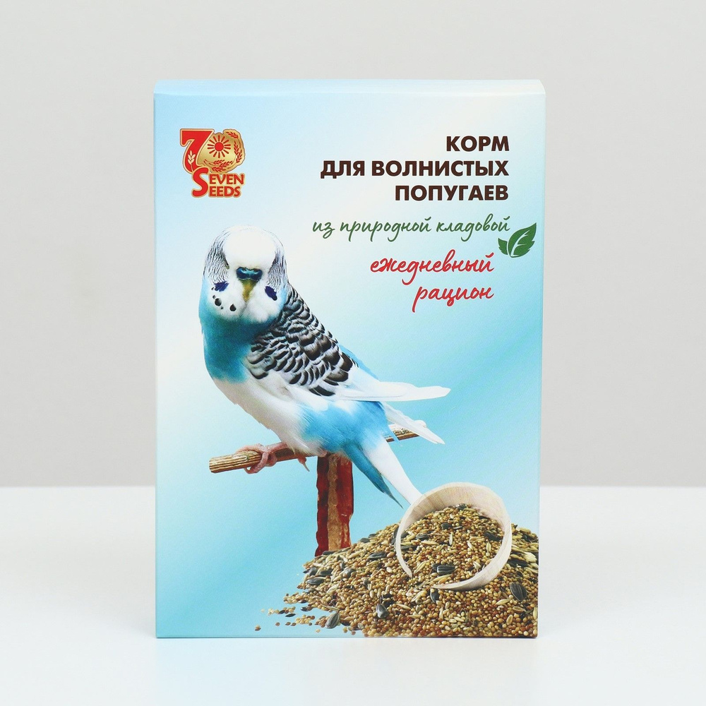 Корм сухой Seven Seeds для волнистых попугаев, 500 г #1