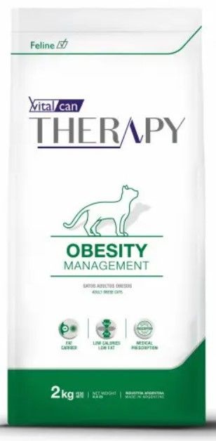 Корм сухой Vitalcan Therapy Feline Obesity Management для кошек, для снижения веса, 2 кг  #1