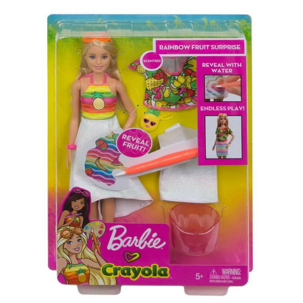 Кукла Mattel Barbie Crayola Фруктовый сюрприз #1