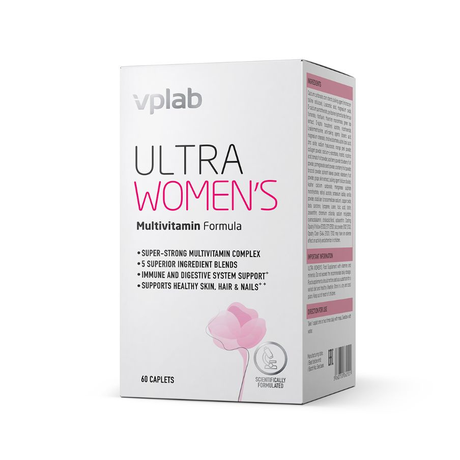 VPLab Ultra Women's мультивитаминная формула 60 капсул, ВПЛаб Ультра Вуменс витаминно-минеральный спортивный #1