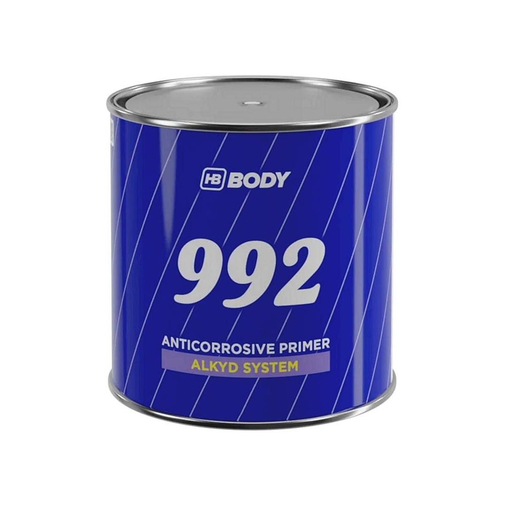 Антикоррозийный автомобильный алкидный грунт Body 992 Anticorrosive Primer коричневый 1 кг.  #1