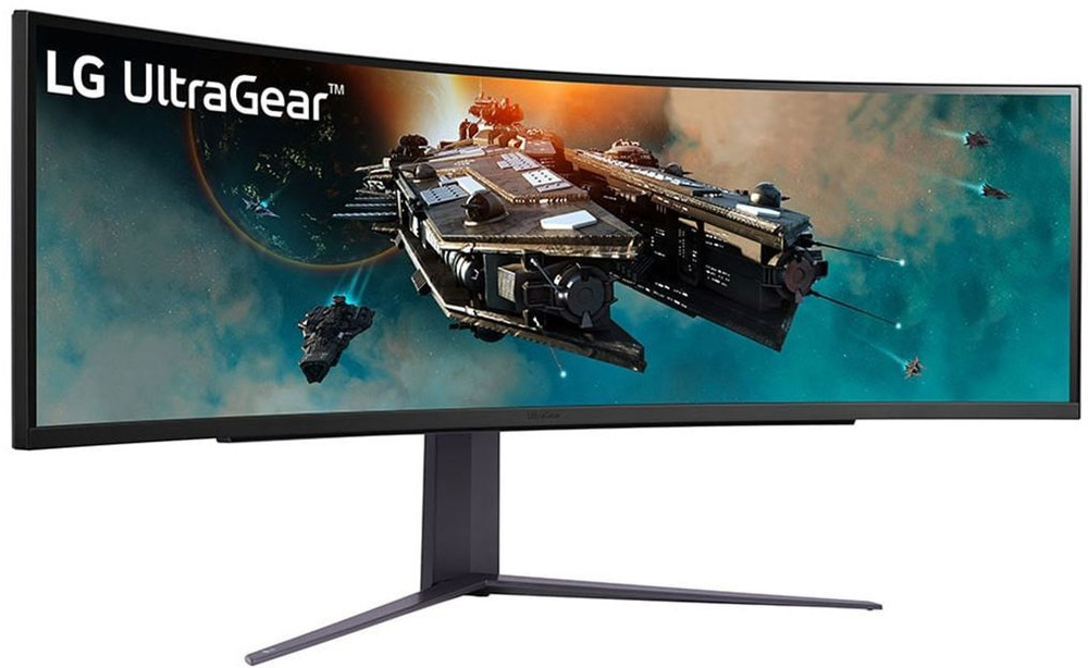 LG 49" Монитор 49GR85DC-B, черный #1