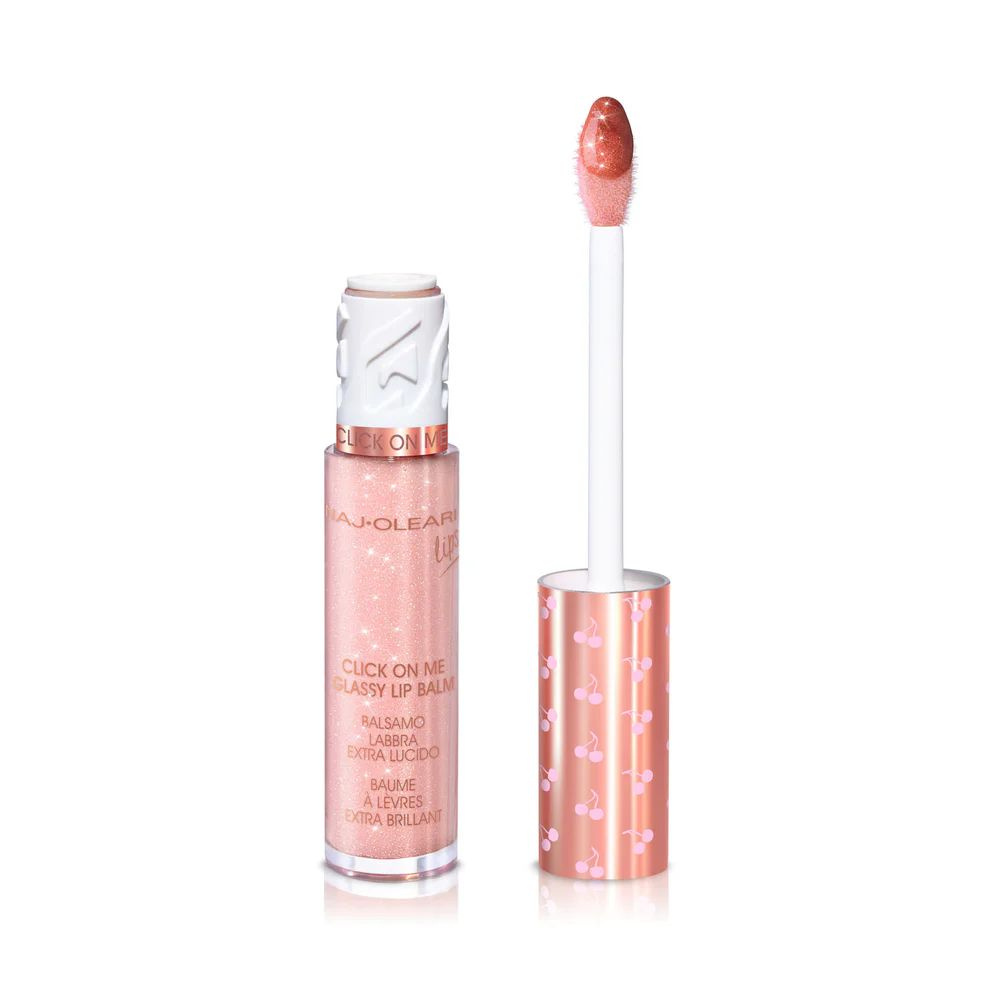 NAJ OLEARI Блеск для губ Click On Me Glassy Lip Balm (01 Pearly Nude) #1