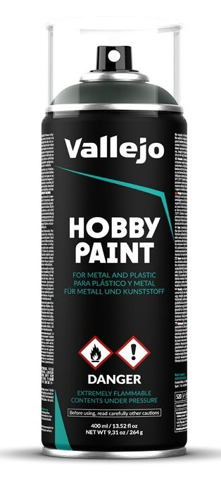 Аэрозольная грунтовка Vallejo серии Aerosol - Dark Green (400 мл) #1