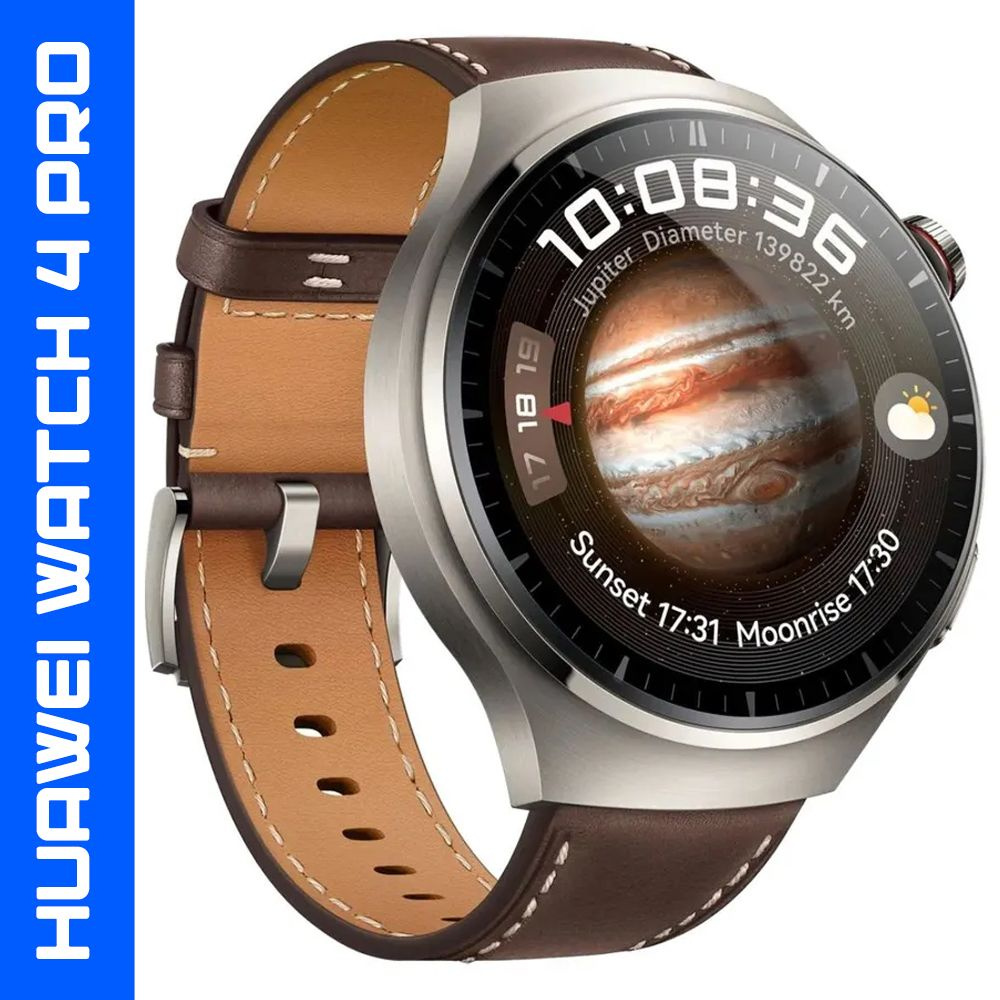 Смарт-часы HUAWEI Watch 4 Pro MDS-AL00(55020APB), коричневый #1