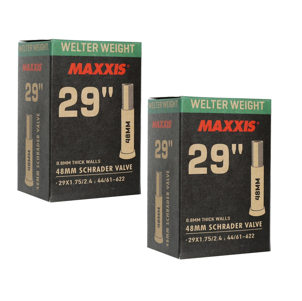 Камера Maxxis MTБ 29 х 1,75-2,4 Schrader (2 штуки) #1