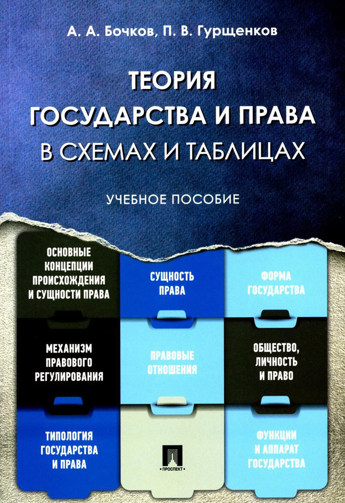 Теория государства и права в схемах и таблицах: Учебное пособие | Бочков Александр Александрович, Гурщенков #1